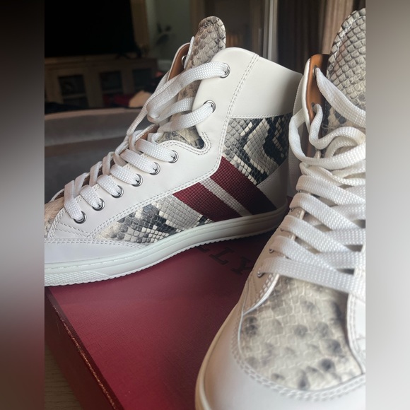 Bally Snakeskin Sneakers - Picture 6 of 11